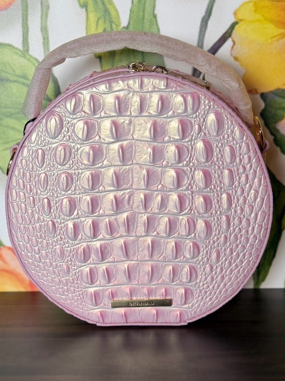BRAHMIN LANE ROSEWATER PINK Crossbody NWT PRICE FIRM HTF